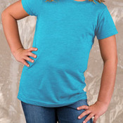 Girls Vintage Fine Jersey Longer Length T-Shirt