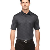 Men's Maze Performance Stretch Embossed Print Polo