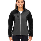 Ladies' Terrain Colorblock Soft Shell with Embossed Print