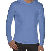 Adult Heavyweight Long-Sleeve Hooded T-Shirt