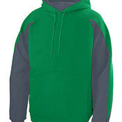 Adult Cotton/Poly Athletic Fleece Hoody with Contrast Inserts