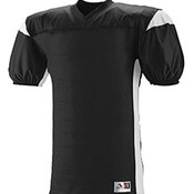 Adult Polyester Diamond Mesh V-Neck Jersey with Contrast Dazzle Inserts