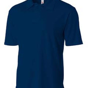Men's Solid Interlock Polo Shirt